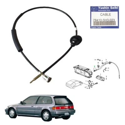 Speedometer Cable Assy For 88-91 Honda Civic CR-X City KE KQ KT KU 78410-SH3-023 - Image 1 of 4