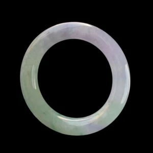 【KATHY JADE】Icy Green With Lavender Jadeite Bangle Bracelet《55mm》《Grade A》 - Picture 1 of 1