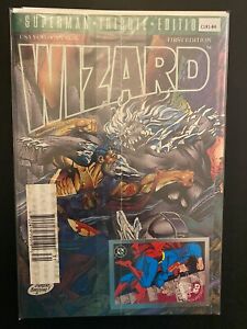 Wizard: Superman Tribute Edition News Stand Variant High Grade Magazine CL91-84