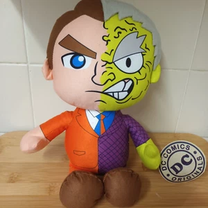 Batman Plüschtier mit zwei Gesichtern DC Comics mit Etikett Harvey Dent 12 Zoll - Bild 1 von 7