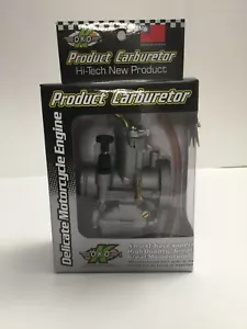 Scooter GY6 150cc OKO Flatslide Carburetor GREY with ANGLED TOP (CHOOSE SIZE) - Picture 1 of 4