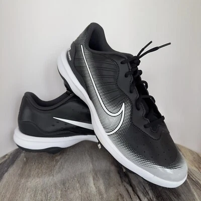 Nike Alpha Huarache Varsity 4 Low Men 12 Metal Baseball Cleats DJ6516-010 NEW - Image 1 of 4