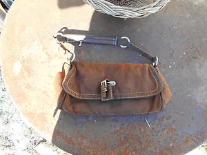 PETIT SAC A MAIN CUIR MARRON A 15€ ACH IMM FP COMP MONDIAL RELAY A VOIR +++ - Picture 1 of 8