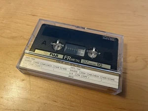 FUJI FR 90 METAL Blank Cassette New Without Shrink Wrap Made In Japan - Picture 1 of 2