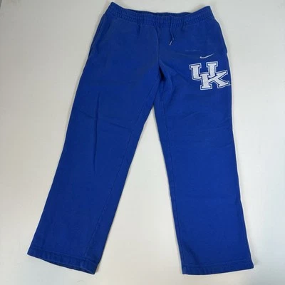 Vintage Nike Kentucky Sweatpants Joggers Mens Large Authentic Retro Blue Fleece - Image 1 of 4