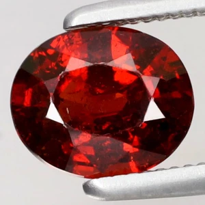 💎1.05ct t.w 6.6x5.5mm Oval Natural Spessartite Garnet Gemstone Namibia, Africa - Picture 1 of 4