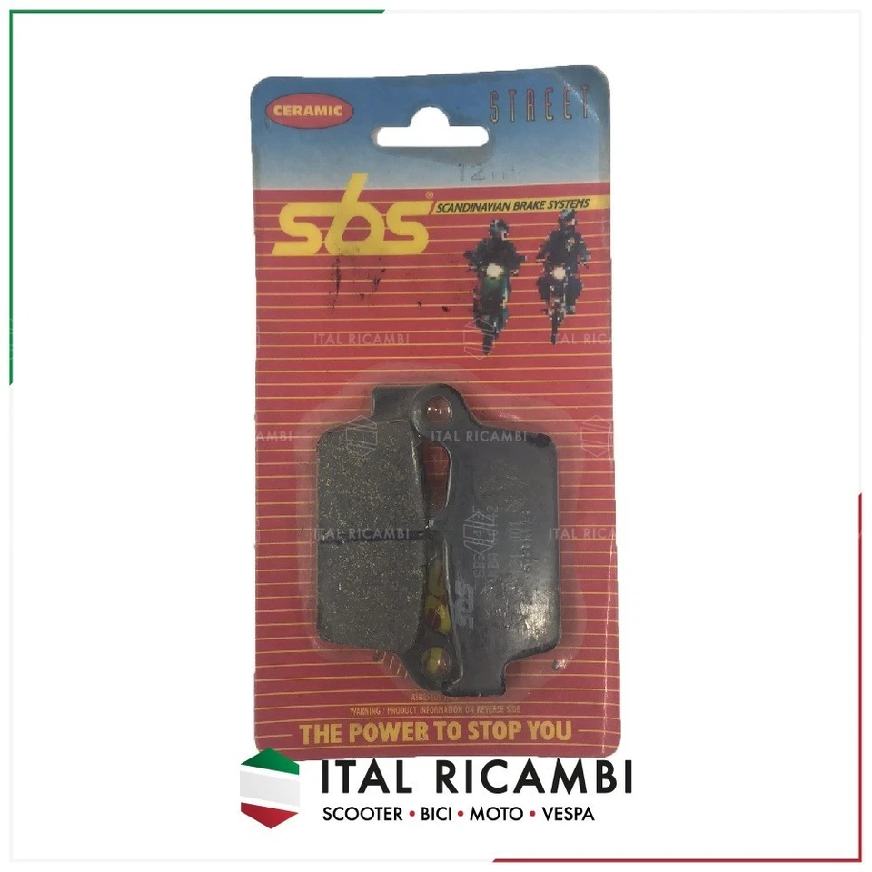 PASTIGLIE FRENO ANTERIORI SBS 121 HF PEUGEOT GEO 50 ZENITH - Immagine 1 di 1