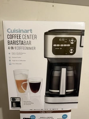Cuisinart Coffee Center Barista Bar 12-Cup 4-In-1 Coffee Maker - Black - Image 1 of 2