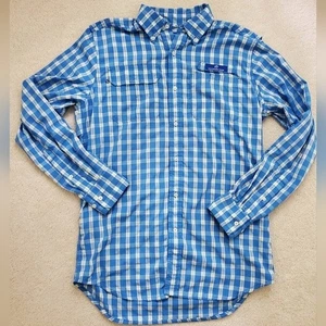 Camisa de pesca a cuadros Southern Tide azul pez vela talla S - Imagen 1 de 16