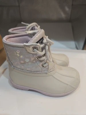 Botas de chuva Sperry para meninas 8M - Imagem 1 de 4