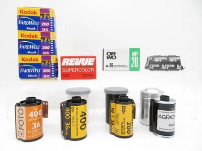 10 Stück - Konvolut abgelaufener 35 mm Filme Kleinbildfilm - Mystery Pack - Bild 1 von 4