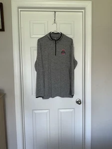 Colosseum 1/4 zip longsleeve Ohio State teeshirt - Picture 1 of 4