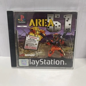 Area 51 - Playstation 1 (PS1, 1995) Complete W/Manual - PAL SCI-FI - - Picture 1 of 5