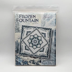 Quiltworx Frozen Fountain Queen Quilt Kit Paper Piecing Pattern Judy Niemeyer - Picture 1 of 7