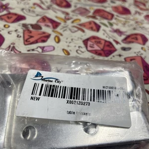 2 Sets Stainless Steel Removable Table Bracket Strong Sturdy Support Rod - Picture 1 of 5