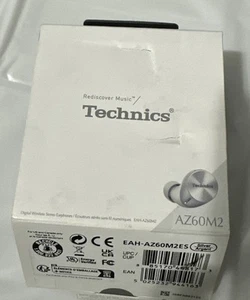 Technics AZ60M2 Wireless Earphones Bluetooth Noise Canceling Silver - Picture 1 of 6