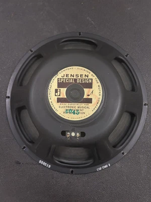"Altavoz Jensen C15P 1965 etiqueta dorada 15"" imán de cerámica vintage #8" Foto 1 de 4