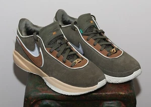 NIKE Lebron 20 'Olive Green' - US M 10 *NWB* - Picture 1 of 5