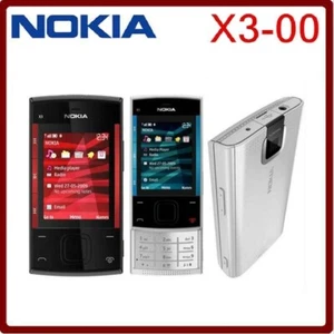 Original Nokia X3 Mobile Phone Bluetooth 3.2MP MP3 Player X3-00 Slider Cellphone - Picture 1 of 16