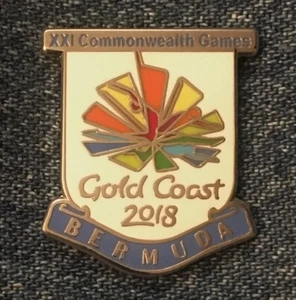 Pin Gold Coast Commonwealth Games 2018 ~ Queensland ~ Equipo Bermudas ~ no olímpico - Imagen 1 de 2