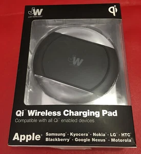 Just Wireless Qi Charging Wireless Pad 13420 Black NEW - Picture 1 of 7