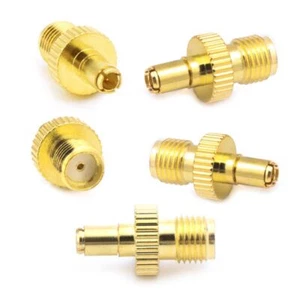 5pcs SMA Female To TS9 Male RF Connector Coaxial Adapter Straight Gold Plated - Zdjęcie 1 z 8