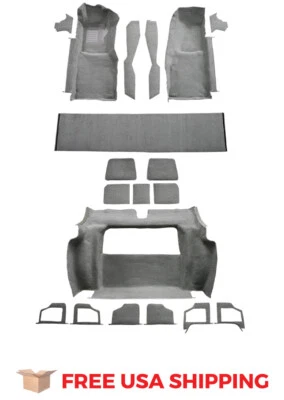 FITS 1978-1979 Chevrolet Corvette Complete with 3 Compt Doors Cutpile Carpet - Imagem 1 de 4