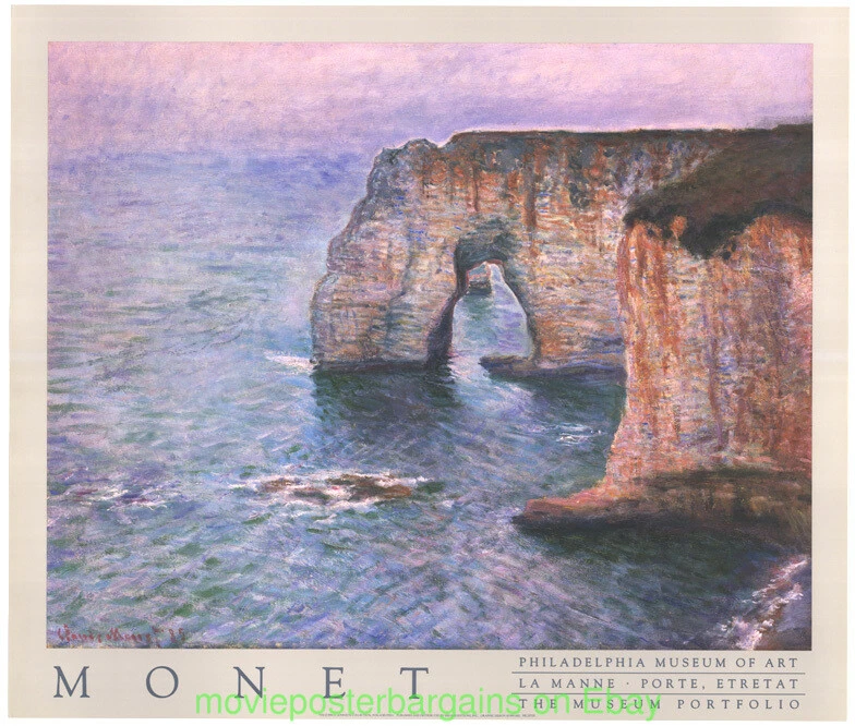 CLAUDE MONET GALLERY PRINT LA MANNE PORTE ETRETAT Philadelphia Museum Of Art - Image 1 of 1