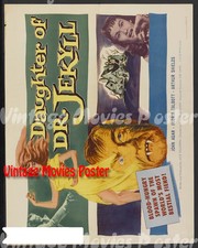 Daughter of Dr. Jekyll 1957 Reproduction Print US Fantasy Poster Edgar G. Ulmer