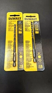 TWO NEW DEWALT RAPID LOAD Rotary Masonry Bits- Select Size- Free Ship - Picture 1 of 5