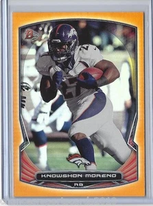 2014 BOWMAN KNOWSHON MORENO ORANGE REFRACTOR 06/50 BRONCOS / DOLPHINS - Picture 1 of 1
