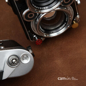 Cam-in Sliver Black Skull Universale Camera Shutter Release Button CAM9111