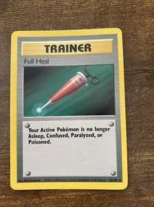 Pokémon TCG Full Heal Base Set 82/102 Regular Unlimited Uncommon - Picture 1 of 4