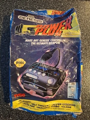 Tyco Vintage Sega Genesis Power Plug Adapter Controller Module NEW ROUGH PKG - Image 1 of 2