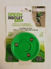 GREEN BISCUIT Original Hockey Stickhandling Training Indoor / Outdoor Puck NEW