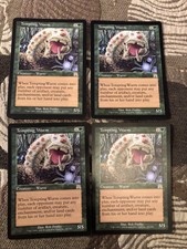 Tempting Wurm X4 Onslaught Ex+/NM Condition See Pics Front Back