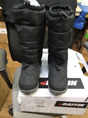 Botas de neve femininas Baffin nuvem impermeável preto EASE-W005 tamanho 8 novas com caixa - Imagem 1 de 4