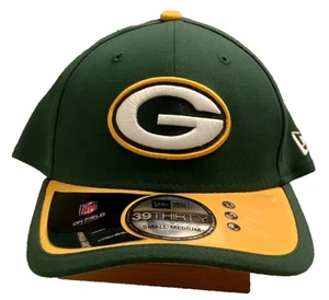 Green Bay Packers Adult Cap Sm/Med Green New Era 39Thirty Logo NFL Fitted Hat - Imagen 1 de 3