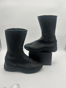 BILT HIPORA BLACK MOTORCYCLE BOOTS WATERPROOF & BREATHABLE WOMENS Size 7 - Picture 1 of 10