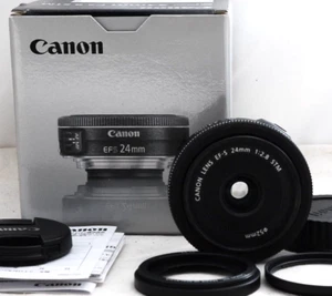 Canon Lens EF-S 24mm F/2.8 STM Prime Lens w/BOX from Japan 139-3 - Picture 1 of 7