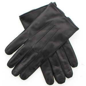 Coach Nappa Leather Gloves, Men's Winter Driving Gloves, Cashmere Lined 82863