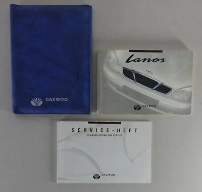 Cartella Del Bordo + Manuale Operativo / Manuale Daewoo Lanos Stand 04/1997 - Immagine 1 di 3