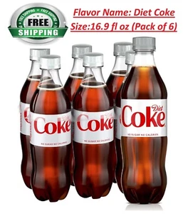 Diet Coke, 16.9 fl oz, 6 Pack (Package May Vary) - Picture 1 of 9
