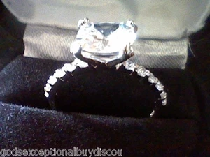 1.50 CTW PRINCESS LCS DIAMOND WEDDING ENGAGEMENT RING SZ 5 SZ 6 SZ 7 SZ 8 SZ 9 - Picture 1 of 12