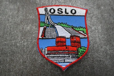 Oslo Norway Woven Cloth Patch Badge (L89S) - Image 1 of 2