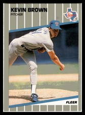 1989 FLEER UPDATE Kevin Brown #U-63   Texas Rangers
