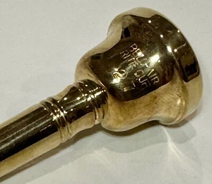 VINTAGE BELL AIR RITE CUP 27 KORNET MUNDSTÜCK VERGOLDET, 1940ERer - Bild 1 von 4