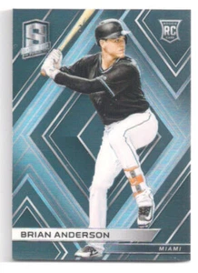 2018 Panini Spectra Prizm Brian Anderson ROOKIE Marlins #98 - Picture 1 of 2