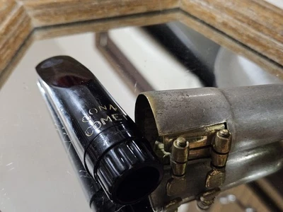 🎷 Saxofone CONN COMET ALTO BOCAL BOM TOCADOR ORIGINAL BONÉ LIG 2! - Imagem 1 de 4