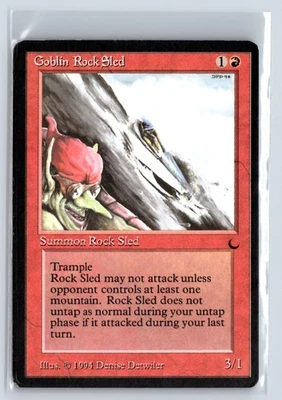 (2X) Goblin Rock Sled The Dark Common – MTG Magic the Gathering Card - Image 1 of 4